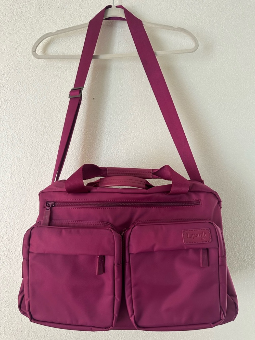 Lipault Lost In Berlin City Magenta 24h Bag Travel Weekender